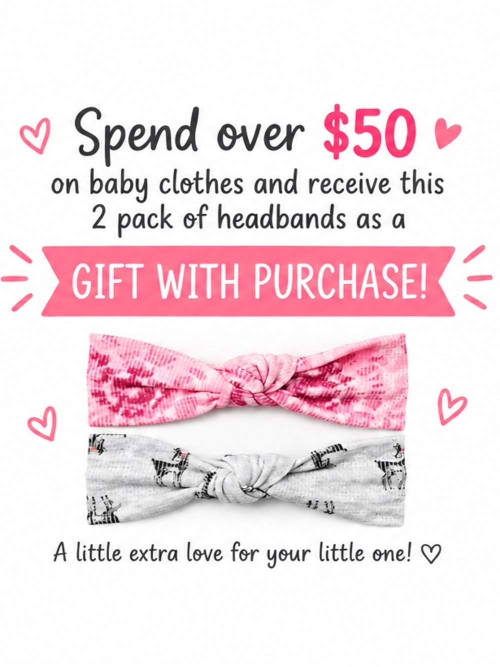 NEW - Catherine Malandrino Baby 2PC Headband Set 0-12M Mention When You Bundle!